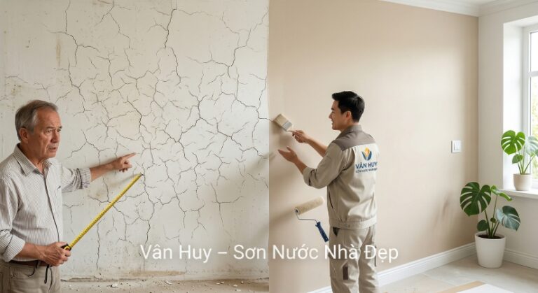 Tường Nhà Bị Nứt Chân Chim