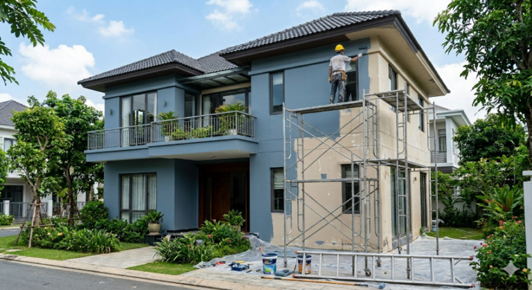 Dịch Vụ Sơn Nhà TP.HCM: Nhà Phố, Biệt Thự | Vân Huy