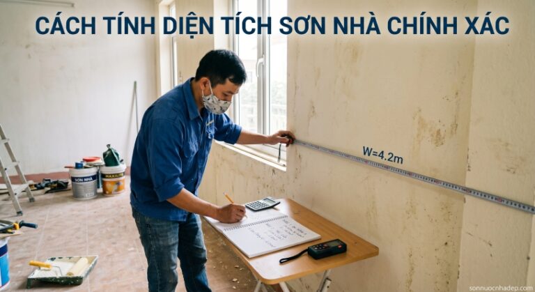 Cách Tính Diện Tích Sơn Nhà Chính Xác