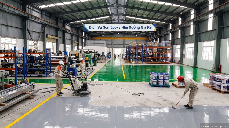 Sơn Epoxy Nhà Xưởng: Thiết Kế Hệ Theo Vận Hành | Vân Huy
