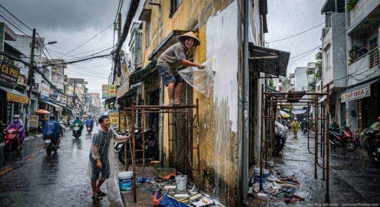 Sơn Nhà Mùa Mưa Được Không