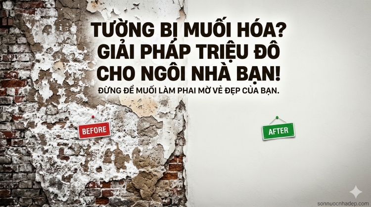 Tường Bị Muối Hóa — Nguyên Nhân Và các Bước Xử Lý Triệt Để