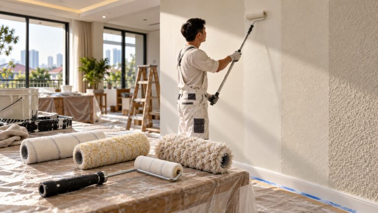 Cách chọn rulô sơn theo bề mặt và độ bóng – Vân Huy